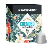 Cumpara ieftin Cafea Cremoso 100% Arabica capsule biodegradabile, 100 capsule compatibile Nespresso, La Capsuleria