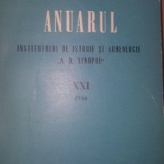 Anuarul Institutului de Istorie si Arheologie „A. D. Xenopol” XXI