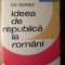 IDEEA DE REPUBLICA LA ROMANI-GH. GHIMES-235037