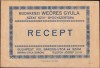 HST A1079 Plic + rețetă cu ștampilă 1928 farmacia Szent Sziv Budakeszi Budapest
