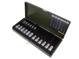 Set Chei Tubulare 18 Bucăți Fixare 1/2" și 1/4"