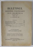 BULETINUL SOCIETATII POLITECNICE DIN ROMANIA , NR. 9 , 1940 , CONTINE SI PAGINI CU RECLAME *