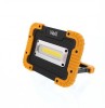 Proiector LED Portabil Well, 10W, 600lm, IP44, Baterie, Profesional, Exterior, Alb/Negru, Reincarcabil