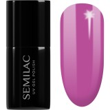 Semilac UV Hybrid Pastelowe Neony unghii cu gel folosind UV / lampă cu LED culoare 601 Neon Pink Punch 7 ml