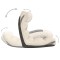 Scaun de podea pliabil, crem, material textil - 8