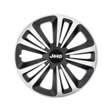 Set 4 Capace Roti Terra Gri-Negru R14, Compatibil Cu Jeep
