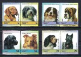TUVALU 1985-Fauna-Caini-Serie completa de 8 timbre MNH, Nestampilat