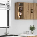 vidaXL Dulap suspendat &ldquo;Riga&rdquo;, stejar artizanal, 20x29,5x60 cm