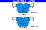 ATE 13.0460-7232.2 set placute frana,frana disc