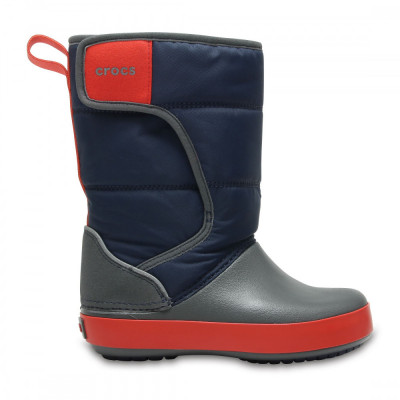 Cizme Crocs Lodgepoint Snow Boot Bleumarin - Navy foto