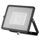 Reflector led smd 50w 4000k ip65 negru, cip samsung, Oem