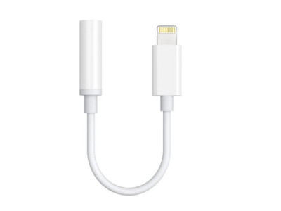 Adaptor Apple Lightning tata - Jack 3.5 mm mama alb AUX005 Choetech foto