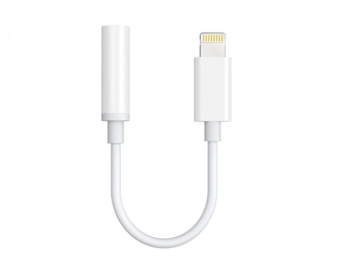 Adaptor Apple Lightning tata - Jack 3.5 mm mama alb AUX005 Choetech