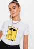 Tricou dama alb - Don`t Speak - S, THEICONIC