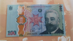 Bancnota 100 lei 2019 - I C Bratianu 2 buc foto