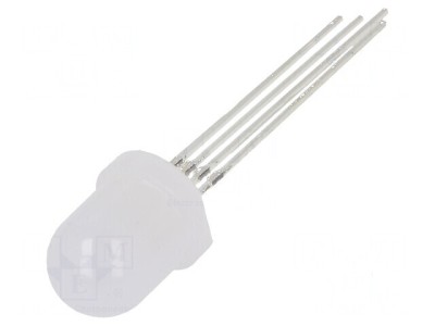 LED RGB 8mm Convex 30&amp;deg; cu Temperatura de Funcționare -30&amp;divide;85&amp;deg;C, Nr. Term: 4 foto