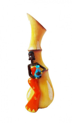 Vaza decorativa, Africana, 38 cm, 334IZ foto