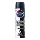 ANTIPERSPIRANT MEN BLACK&amp;WHITE INVISIBLE ORIGINAL SPRAY 150ML, Nivea