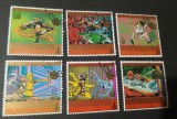 Comore &ndash; Jocurile Olimpice Moscova 1980, serie completă 6 timbre ștampilate &ndash; A40
