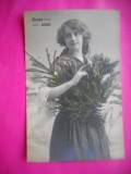 HOPCT 12219 -FELICITARE VECHE -FEMEI FRUMOASE -STAMPILOGRAFIE/ TIMBRU -FRANTA -EUROPA - -ROMANTICA- -CIRCULATA