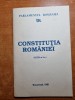 Constituția Rom&acirc;niei 1991, 64 pagini, București - Rahova