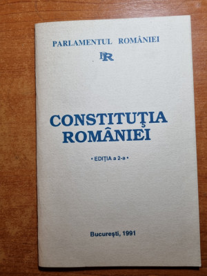 constitutia romaniei 1991 foto