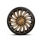 Set Capace Roti 15` Galben-Negru Cu Inel Galben Kendo 155488 R15521K