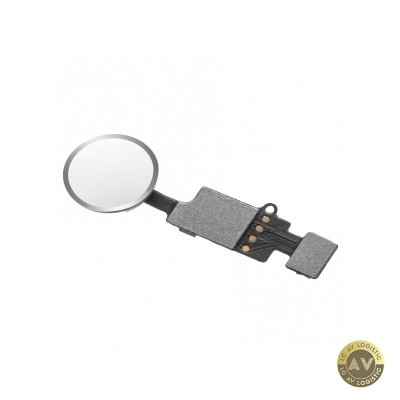 Ansamblu Buton Meniu Apple iPhone 8 / 8 Plus / 7 / 7 Plus OEM cu banda Alb foto