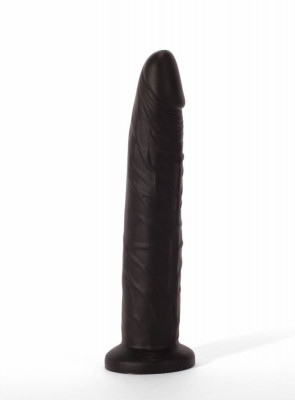 Dildo Realistic Colours Pleasure, Negru, 16.5 cm foto