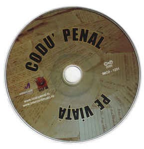 CD Codu&amp;#039; Penal &amp;lrm;&amp;ndash; Pe Viață, original, fără coperți foto