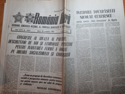romania libera 28 noiembrie 1989 foto