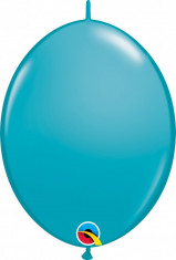 Balon Cony Tropical Teal, 12 inch (30 cm), Qualatex 65228 foto