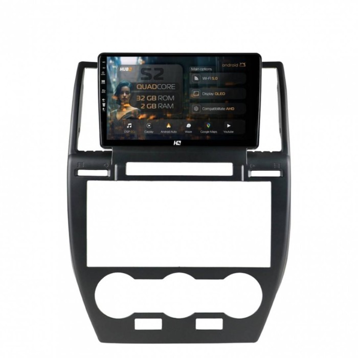 Navigatie Land Rover Freelander 2 (2006-2012) 2GB RAM Android 13 GPS Wi-FI Carplay Android Auto USB Bluetooth Radio Waze 9 inch