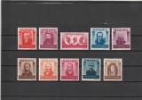 ROMANIA 1943 LP 155 FIGURI ARDELENE SERIE MNH NESTAMPILATA