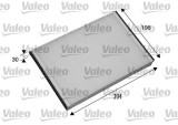 VALEO 698874 VALEO ESSENTIAL Filtru aer habitaclu