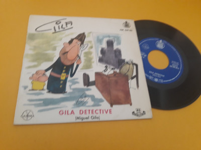 VINIL GILA-GILA DETECTIVE 1959 DISC HISPAVOX STARE EX foto