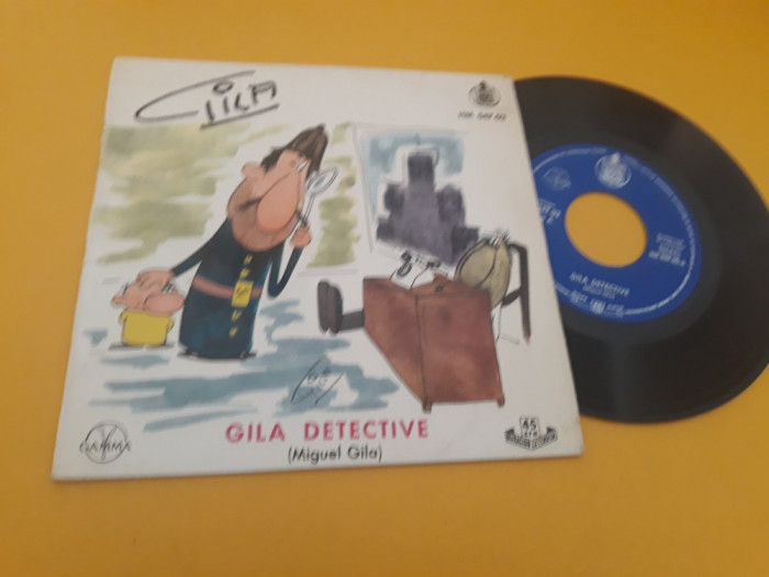 VINIL GILA-GILA DETECTIVE 1959 DISC HISPAVOX STARE EX