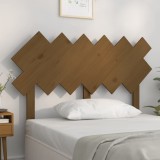 Gossi tablie de pat, maro miere, 122,5x3x80,5 cm, lemn masiv de pin