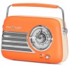 Boxa Portabila Madison Nostalgia, 30W, Bluetooth, USB, AUX, Radio FM, Acumulator, Orange Mat