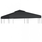 Rezervă Acoperiș marchiză 310 g / m&sup2; Gri &icirc;nchis 3x3 m, vidaXL