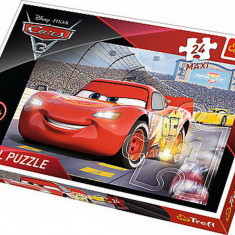 Puzzle Trefl Maxi, Disney Cars 3 - Campionul Mcqueen, 24 piese mari