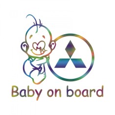 Sticker Mitshubishi Baby On Board