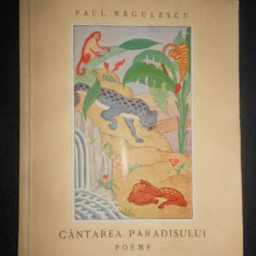 Paul Negulescu - Cantarea paradisului (1941, prima editie impecabila)