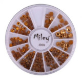 Cumpara ieftin Decor Pentru Unghii Miley 12 Pozitii Gold