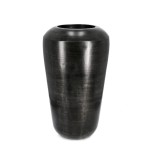 Vaza flori aluminiu negru Nadu &Oslash;53x89h