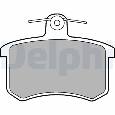 DELPHI LP451 set placute frana,frana disc foto
