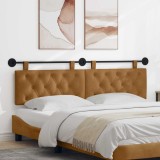 vidaXL Cap de pat suspendat Pe perete Maro 170 x 55 x 7 cm Catifea 42032172