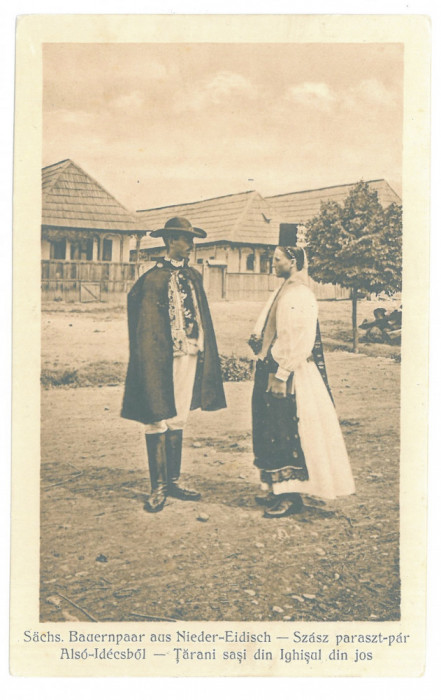 4712 - Medias, IGISUL NOU, Ethnic Family, Sibiu - old postcard - unused - 1916