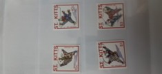 St Kitts-Craciun 1987 ,arta,pictura,carnaval- serie completa, nestampilate -MNH (W1)