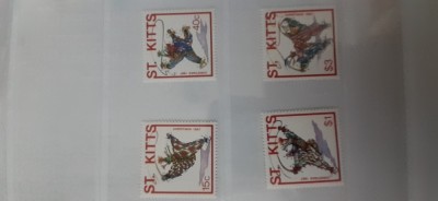 St Kitts-Craciun 1987 ,arta,pictura,carnaval- serie completa, nestampilate -MNH (W1) foto